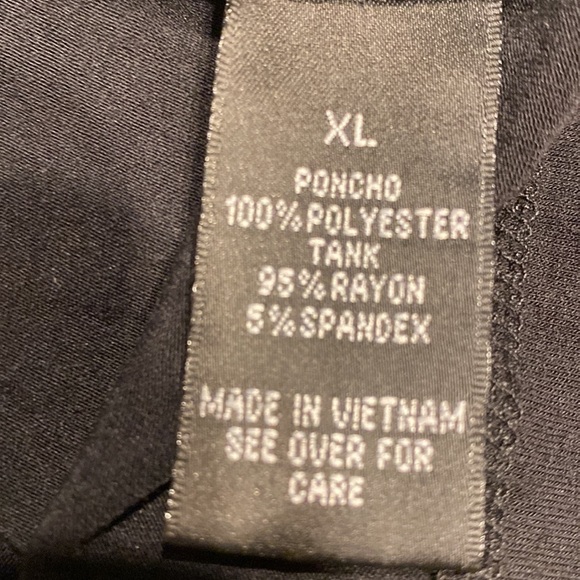 H womens AGB lined flutter sleeve stretch regular size top XL - Picture 4 of 4